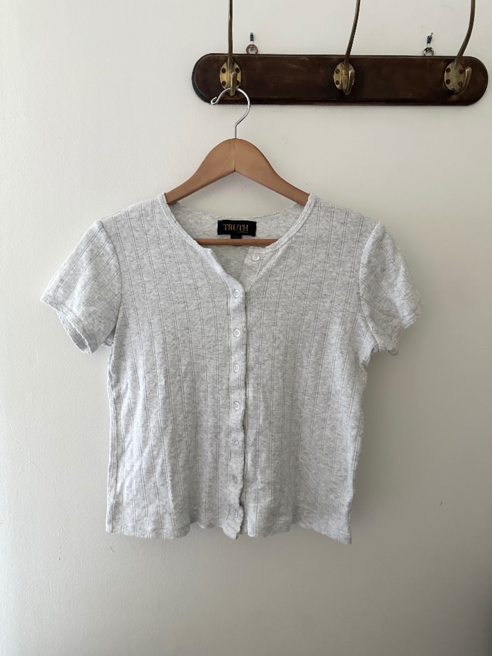 Button Down Crop Top